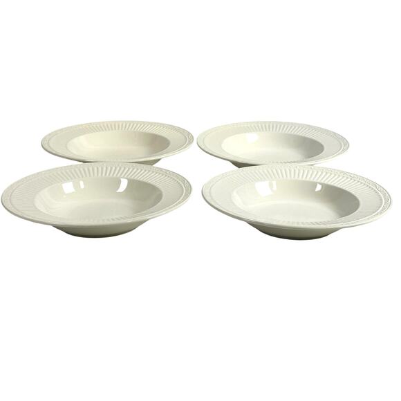 Mikasa Italian Countryside DD900 Rimmed Soup Bowls-Excellent-Set of 4 - Picture 3 of 5